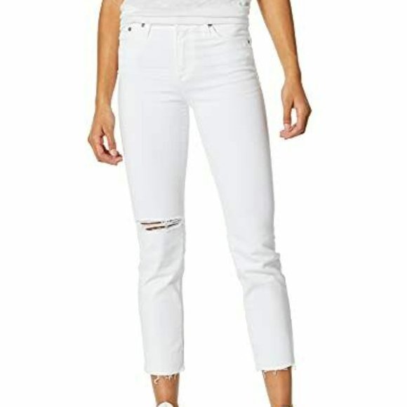 Ag Adriano Goldschmied Denim - NEW AG Isabelle X High Angle Pocket Crop Jeans 26R